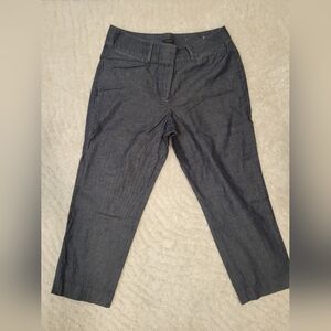 Ann Taylor Dark Blue Cropped Trousers